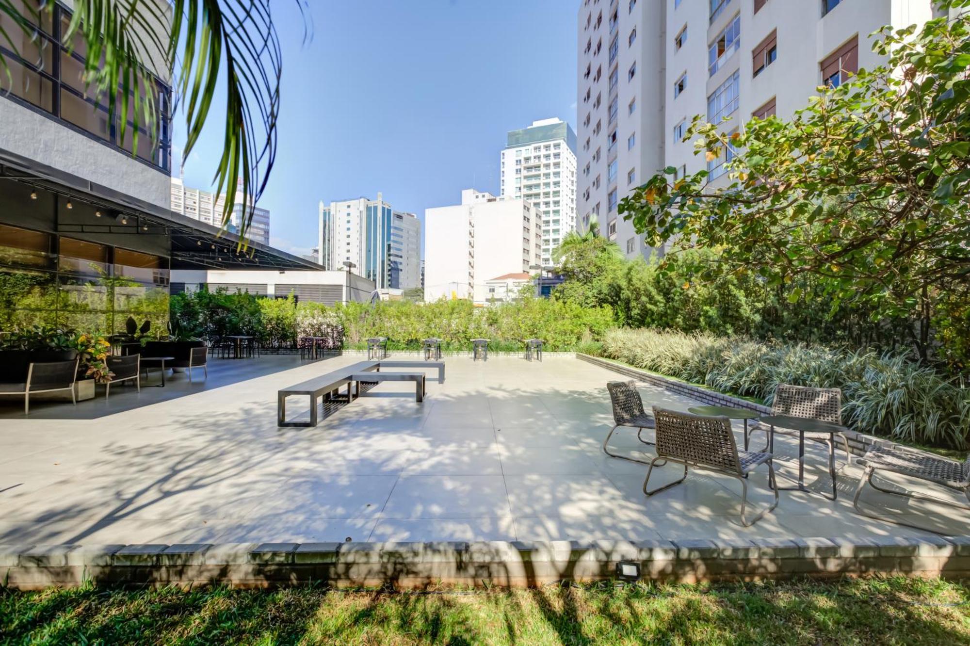Готель Radisson Sao Paulo Paulista Екстер'єр фото The rooftop garden